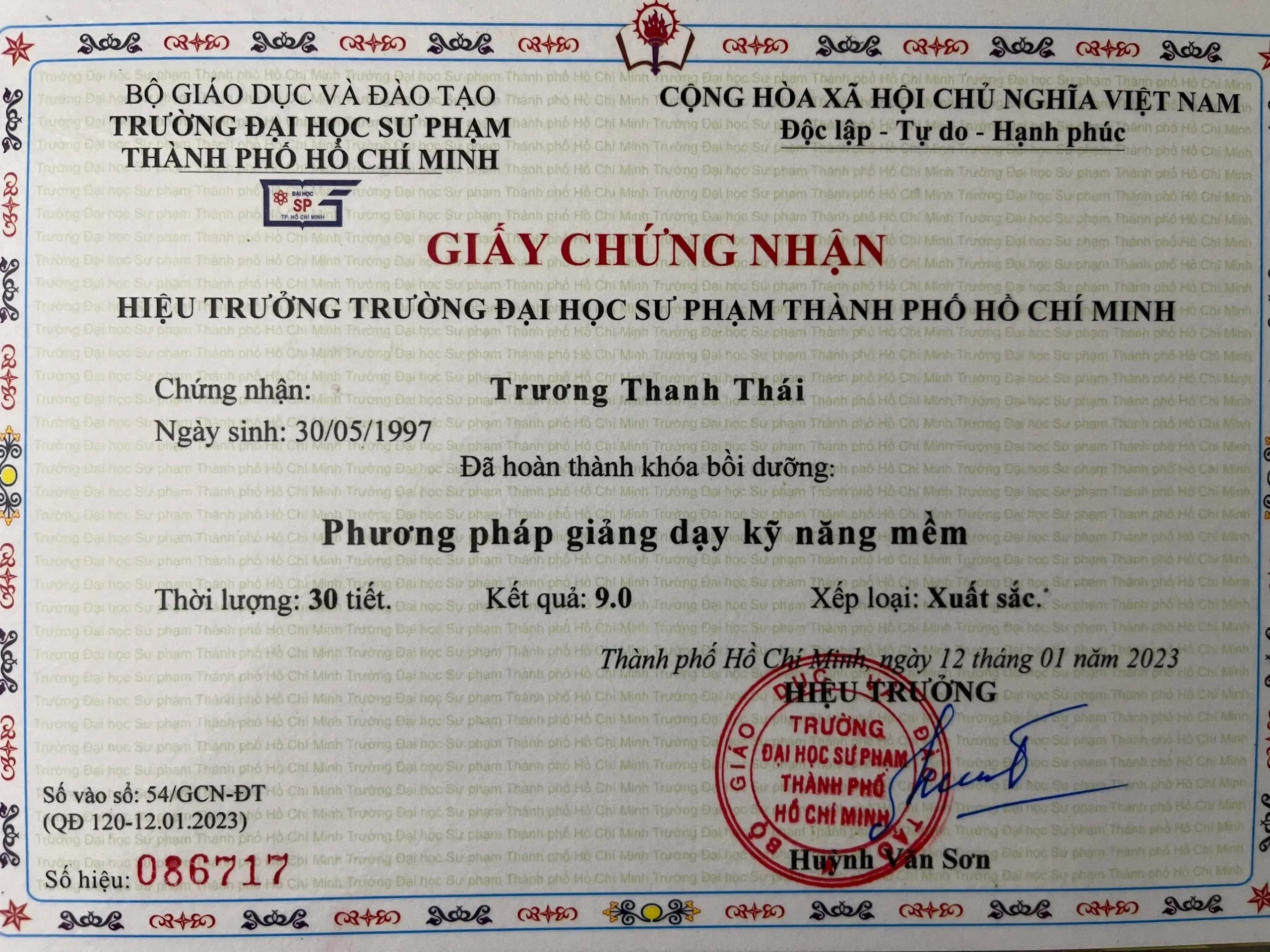 Sự trưởng thành của trẻ sau khóa học là món quà vô giá đối với phụ huynh