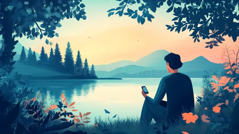 digital-detox-lifestyle-person-relaxing-nature-no-phone-soaking-view-peaceful-escape-technology-mindfulness-371388299 Tư duy JOMO giúp giới trẻ tìm thấy sự bình yên và hạnh phúc trong những khoảnh khắc riêng tư