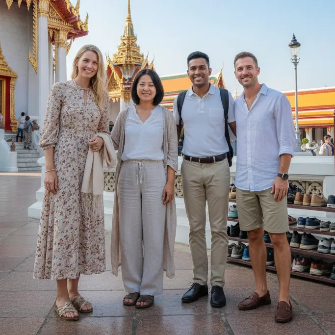 dress-code-edited Trang phục kín đáo là yêu cầu bắt buộc và là biểu hiện của sự tôn trọng tại các địa điểm tâm linh