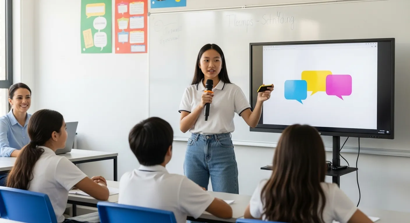 Kỹ năng nói trước đám đông là chìa khóa mở ra cánh cửa thành công cho học sinh trong tương lai