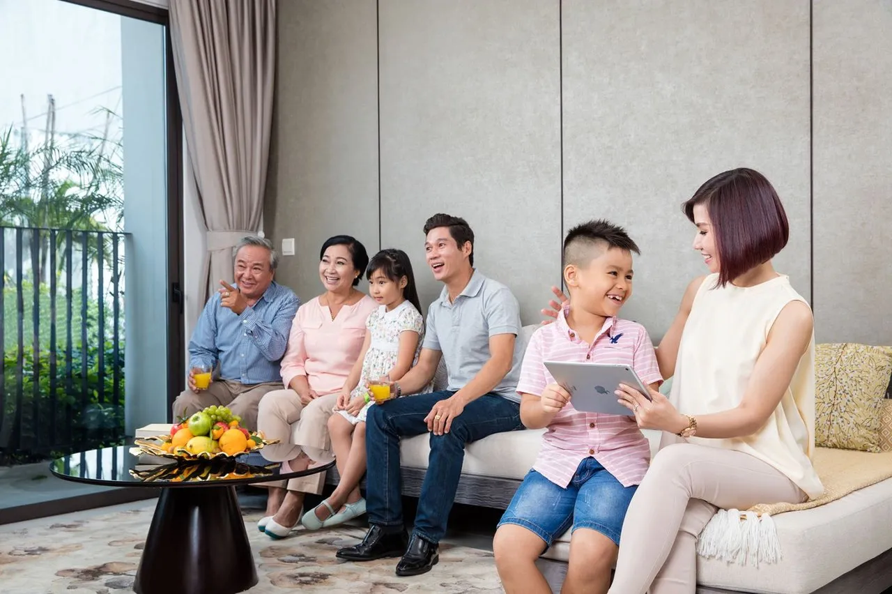 Mô hình gia đình hạt nhân phổ biến trong kỷ nguyên 40