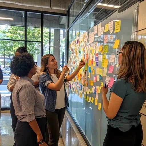 team-brainstorming-session-stockcake Sự đa dạng quan điểm là tiền đề cho những ý tưởng sáng tạo đột phá
