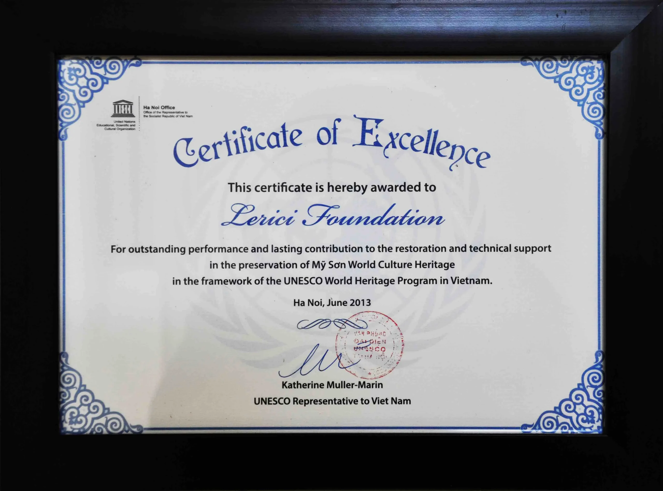 unesco-certificate-scaled-1 Sự công nhận của UNESCO khẳng định giá trị toàn cầu của văn hóa Việt Nam